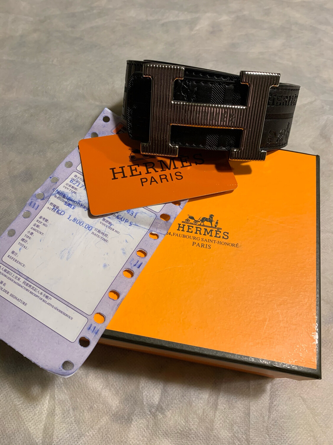 Hermes Mens belt