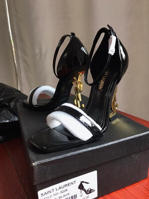 YSL Opyum Logo Heels
