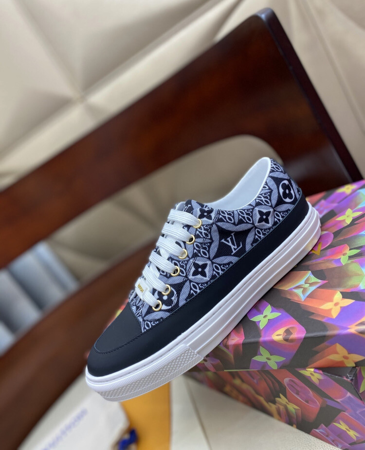 LV Low Canvas Blue