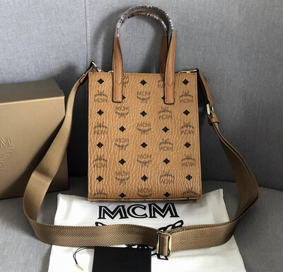 MCM Visetos Mini Tote