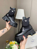 Prada Combat Boots W Pochette