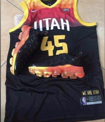 Nike Vapormax/Utah Jersey Set