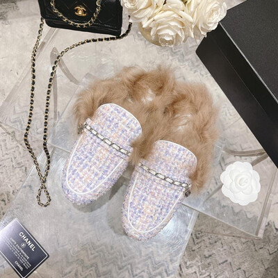 Chanel Fur Loafer