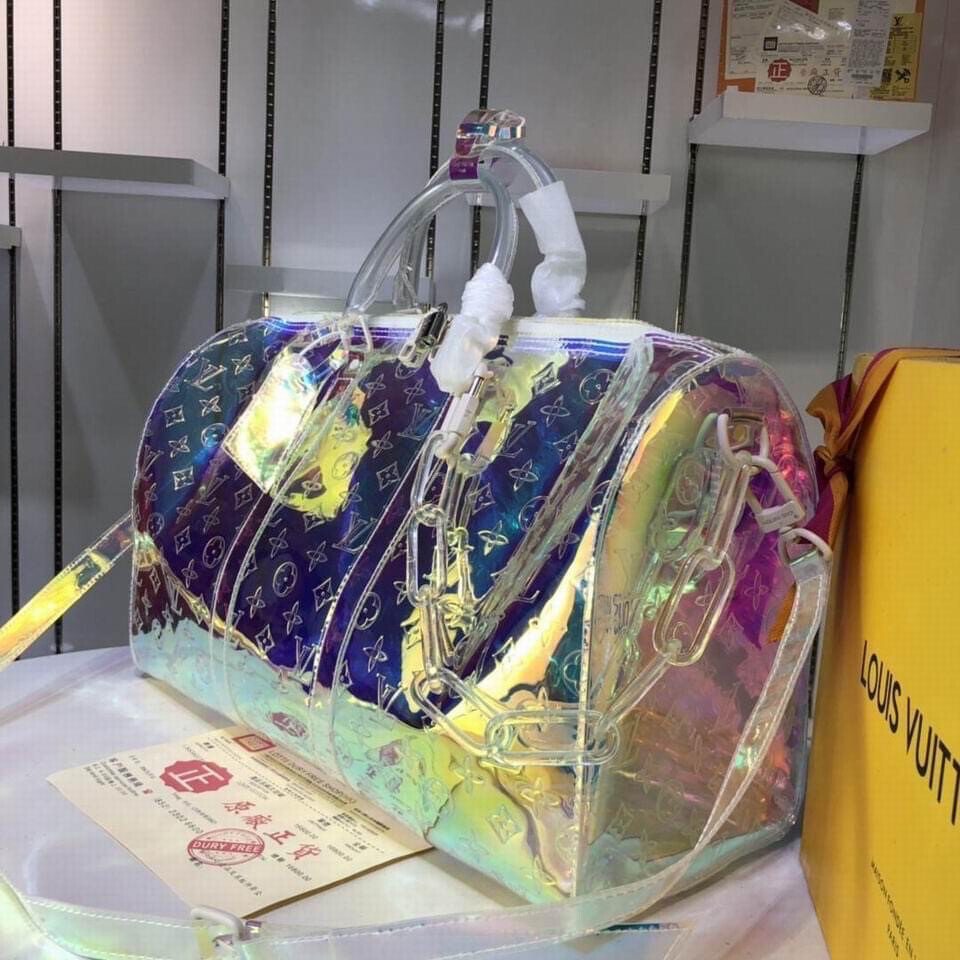 LV Iridescent/Metallic Keepall