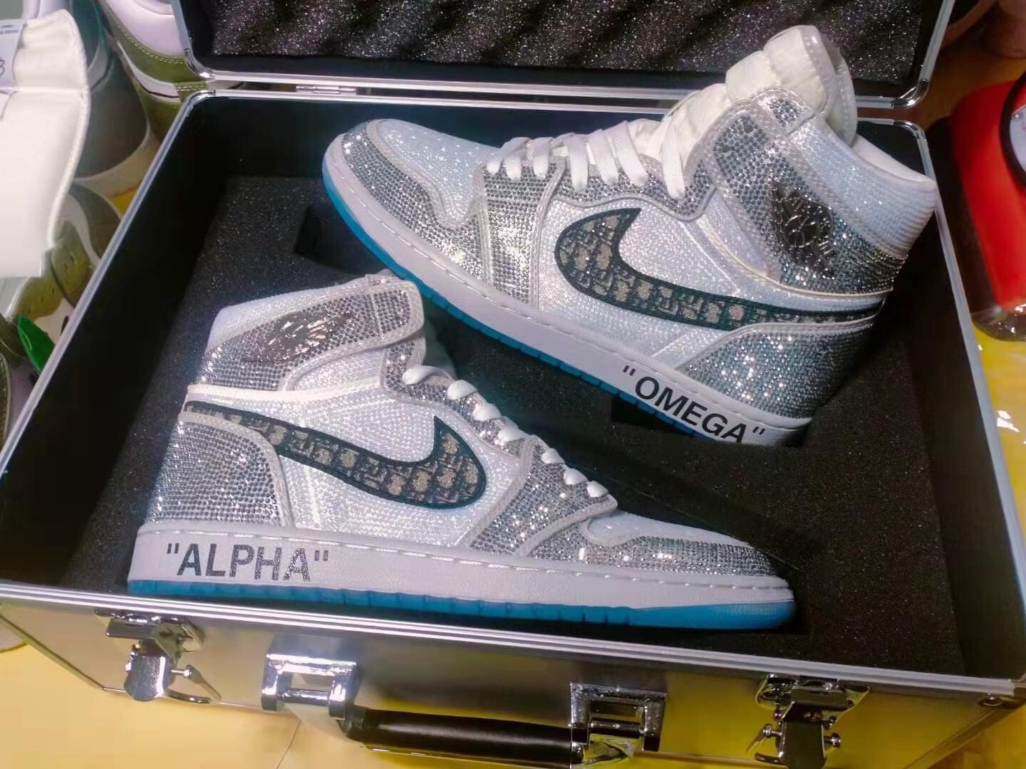 Dior/Jordan Hightops