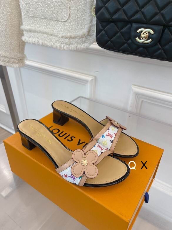 LV Flower Sandals