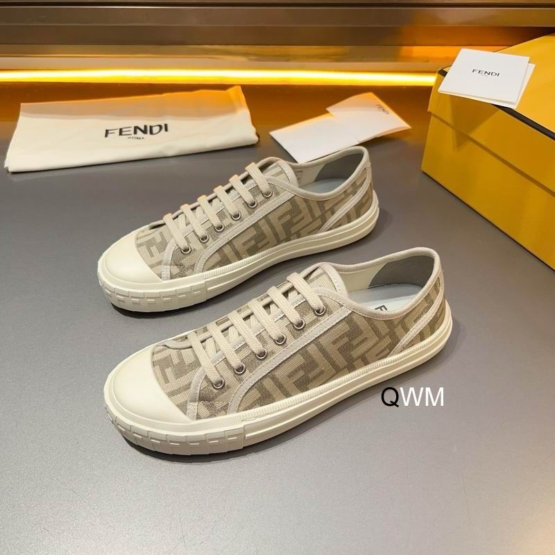 Fendi Canvas Sneakers