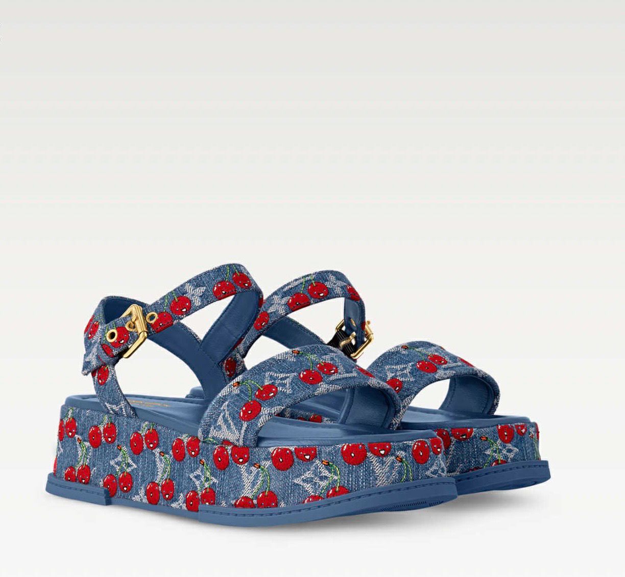 LV Sandals Cherry
