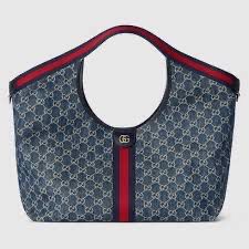 GG Denim Tote