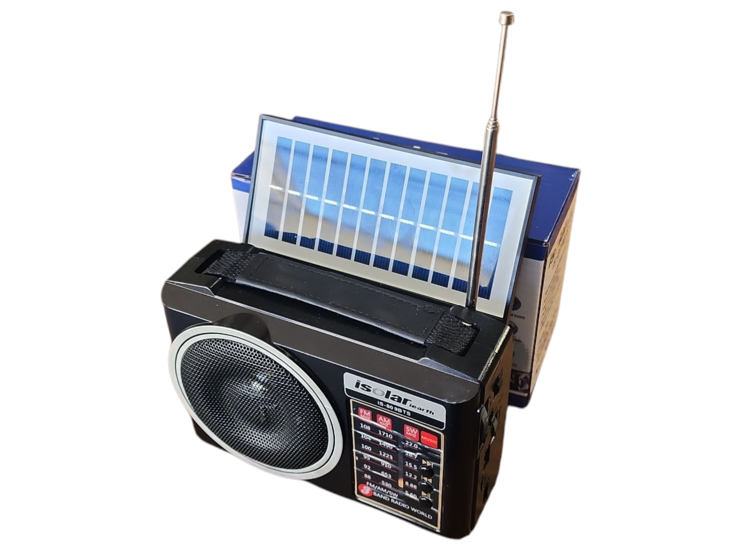 Mini Radio de batería con placa Solar