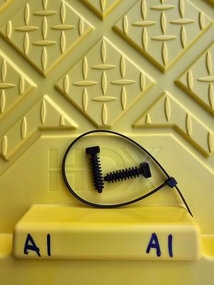 Mounters for tying cable to the wall.