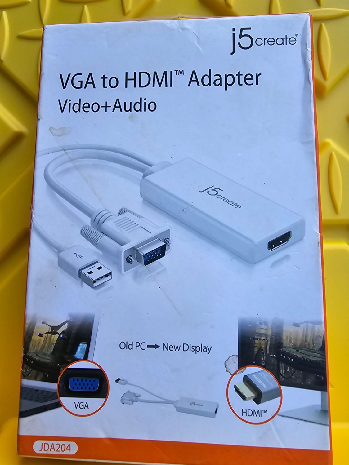 Adaptador j5create JDA204 – VGA a HDMI con audio