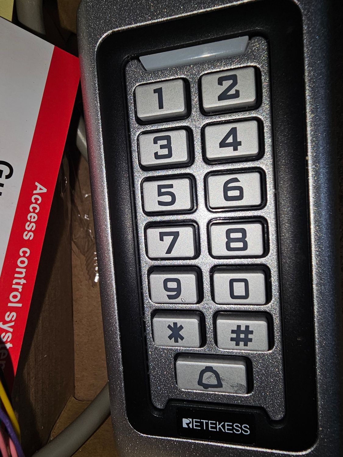 TELEKESS / RETEKESS – Teclado Autónomo de Control de Acceso (Metálico)