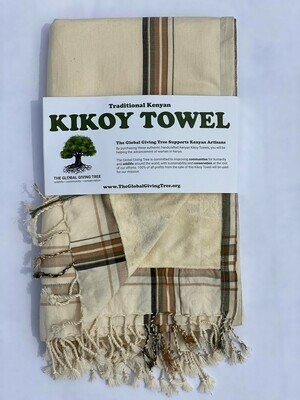 Kikoy Towel Beige (#12)