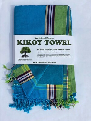 Kikoy Towel Turquoise (#37)