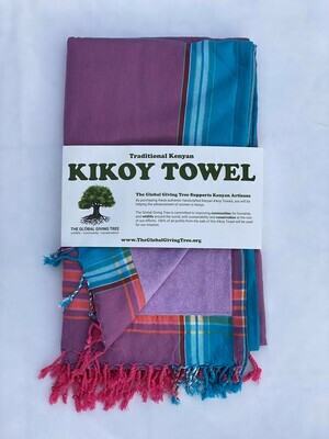 Kikoy Towel Purple (#61)