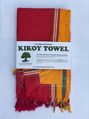Kikoy Towel Red (#64)