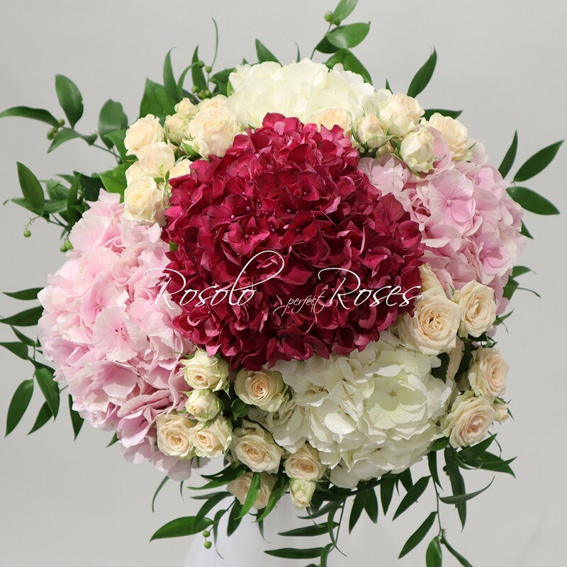 Hortensias &amp; Roses branchues