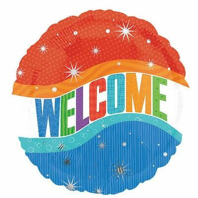 Ballon "Welcome" bienvenue
