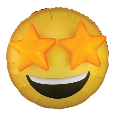 Ballon "Yeux En Étoiles" 3D, géant