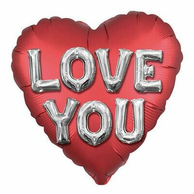 Ballon "Love You" amour