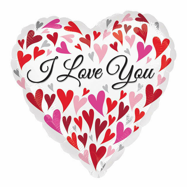 Ballon "I Love You" amour 1, géant