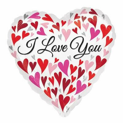 Ballon "I Love You" amour 1, géant
