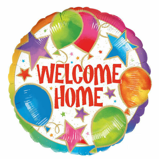 Ballon "Welcome Home" bienvenue