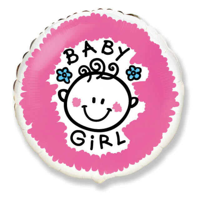 Ballon "Baby Girl" naissance