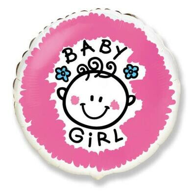 Ballon "Baby Girl" naissance