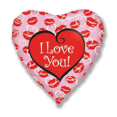 Ballon "I Love You" amour 5