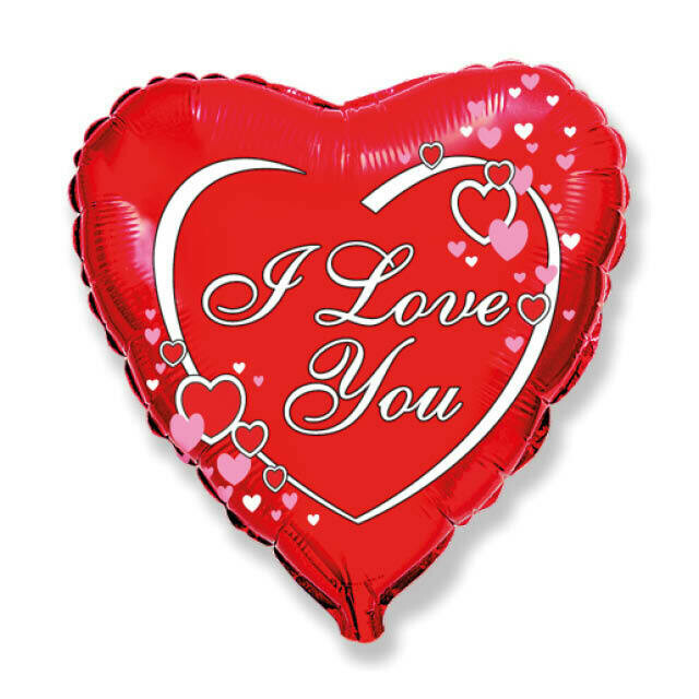 Ballon "I Love You" amour 3
