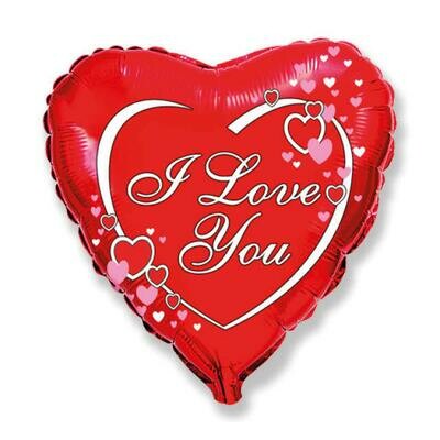 Ballon "I Love You" amour 3