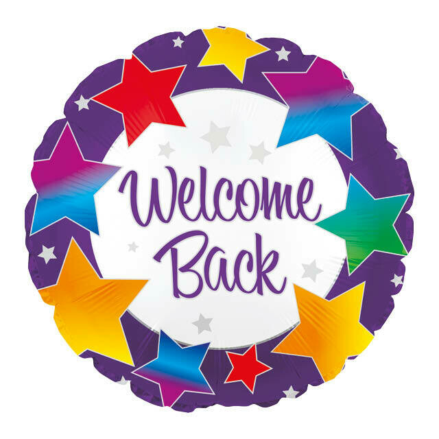 Ballon "Welcome Back" bienvenue