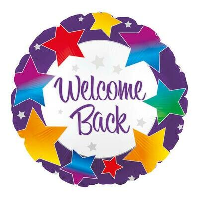 Ballon "Welcome Back" bienvenue