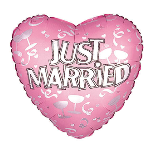 Ballon "Juste Married" mariage