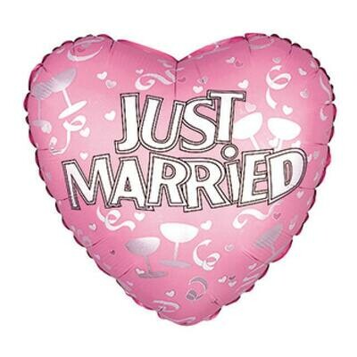 Ballon "Juste Married" mariage