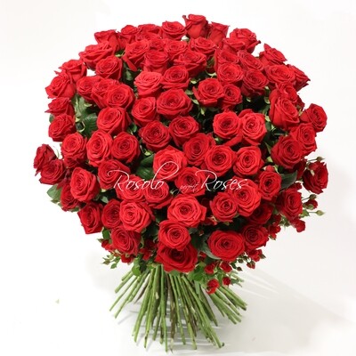 Grands bouquets de roses