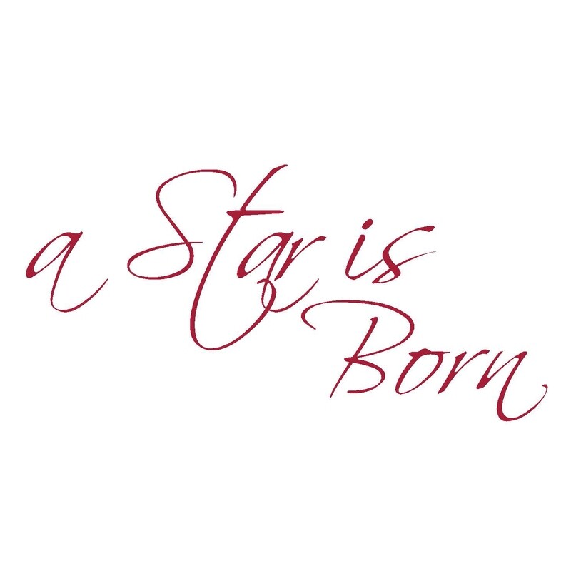 Carte de voeux "a star is born"