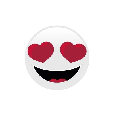 Carte de voeux "smiley hearts"