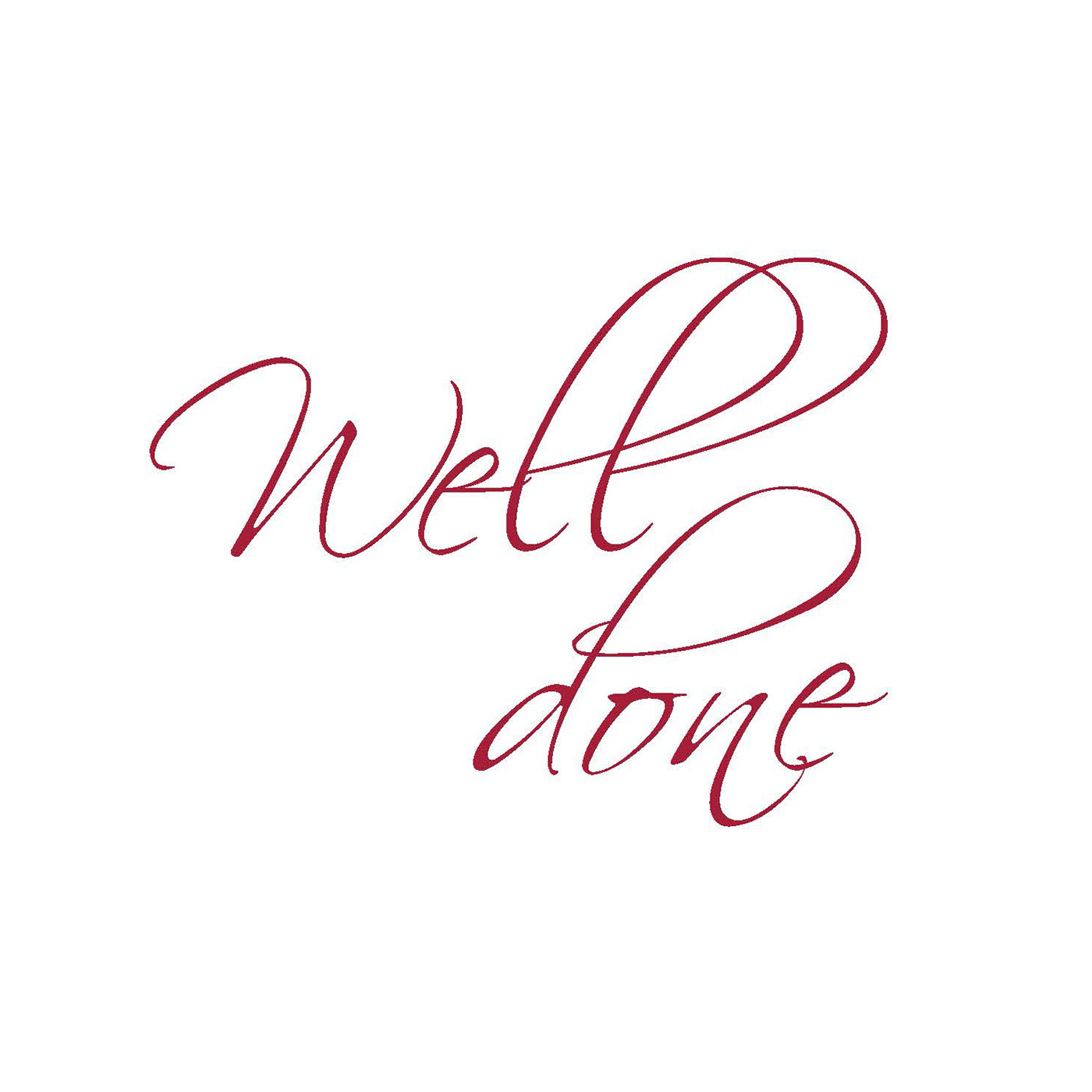 Carte de voeux "well done"