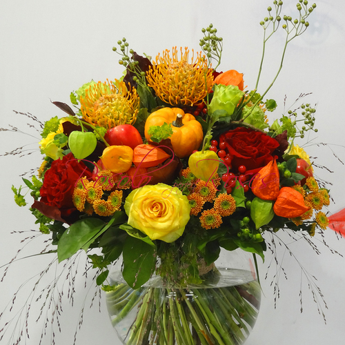 Bouquet d'automne lumineux, Taille: moyen