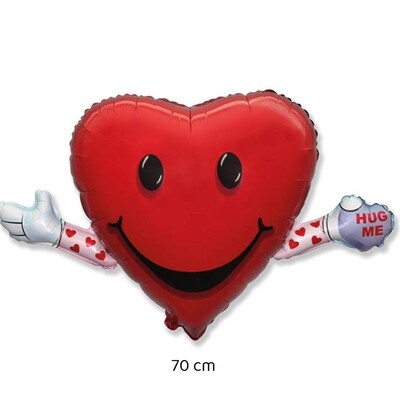 Grand Ballon "Hug me heart" amour