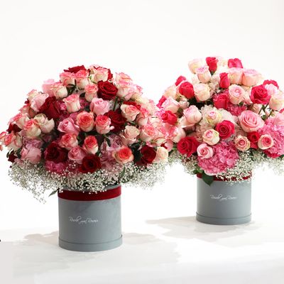 Boites de roses