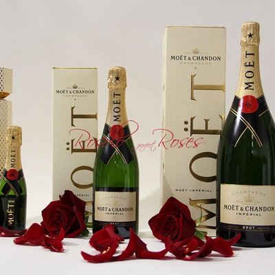 Champagne Moët &amp; Chandon  -mini, regular ou magnum-
