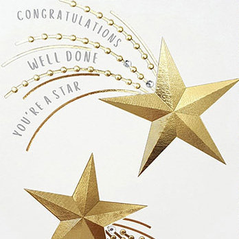 2018: Carte raffinée, congratulations