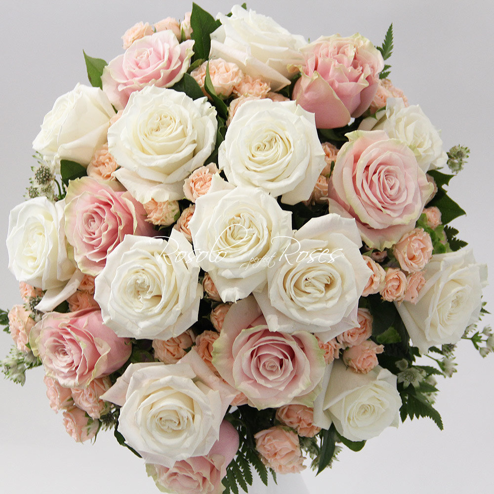 Bouquet de roses, très doux