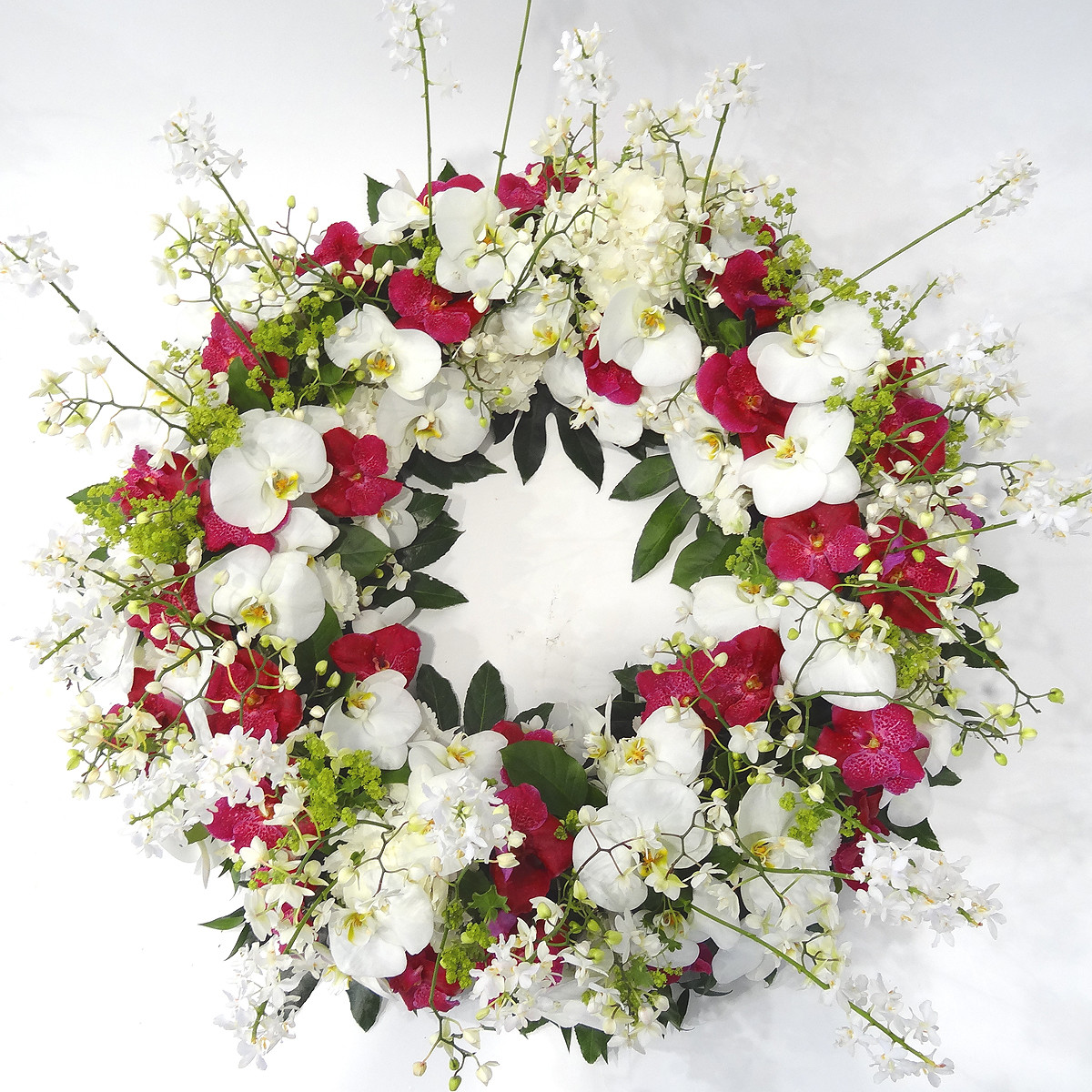 Couronne d'orchidées prestigieuse