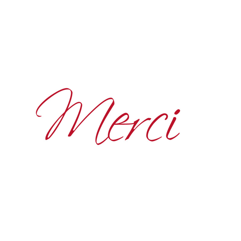 Carte de voeux "merci"