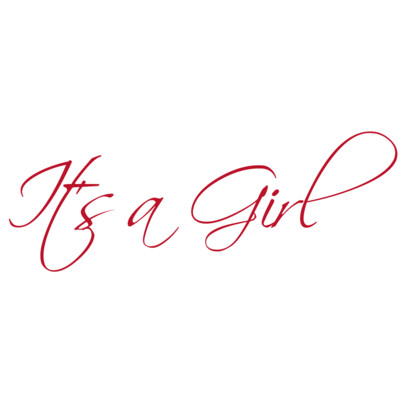 Carte de voeux "it's a girl"